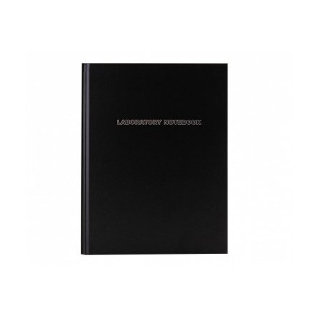Heathrow Scientific Laboratory Notebook, Lined, Black, 100 pg 212614
